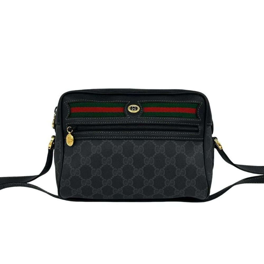 Gucci GG Supreme Leather Shoulder Bag